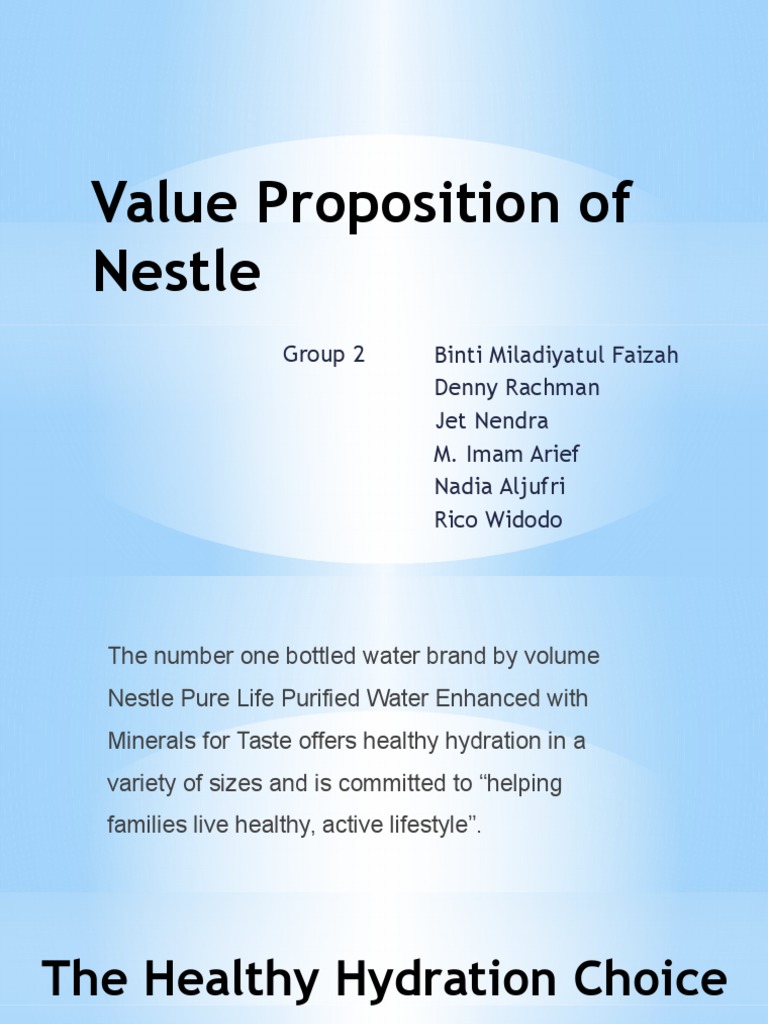 example of value proposition